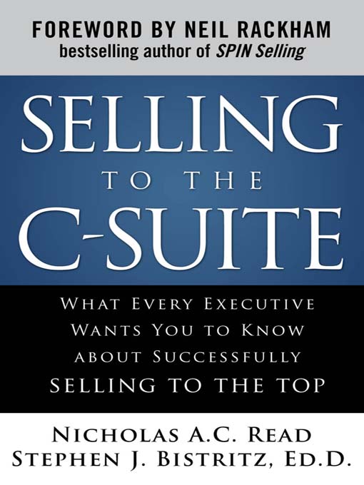 Cover image for Selling to the C-Suite